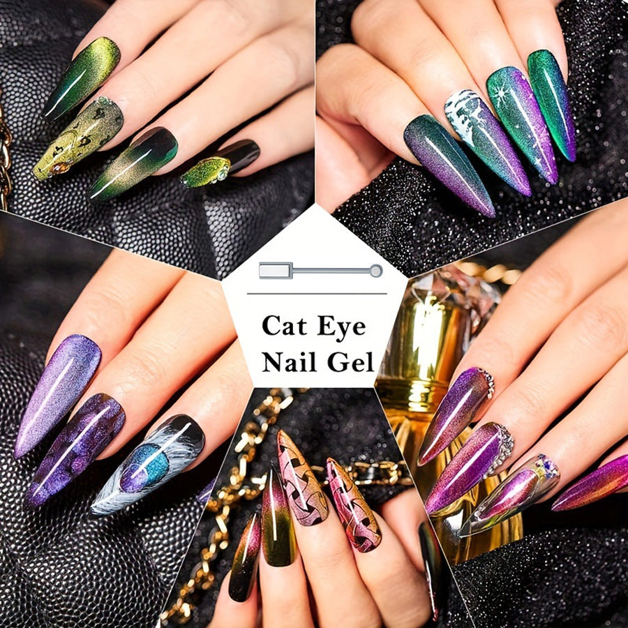 Magic Color Cat Eye Gel Nagellack-Set