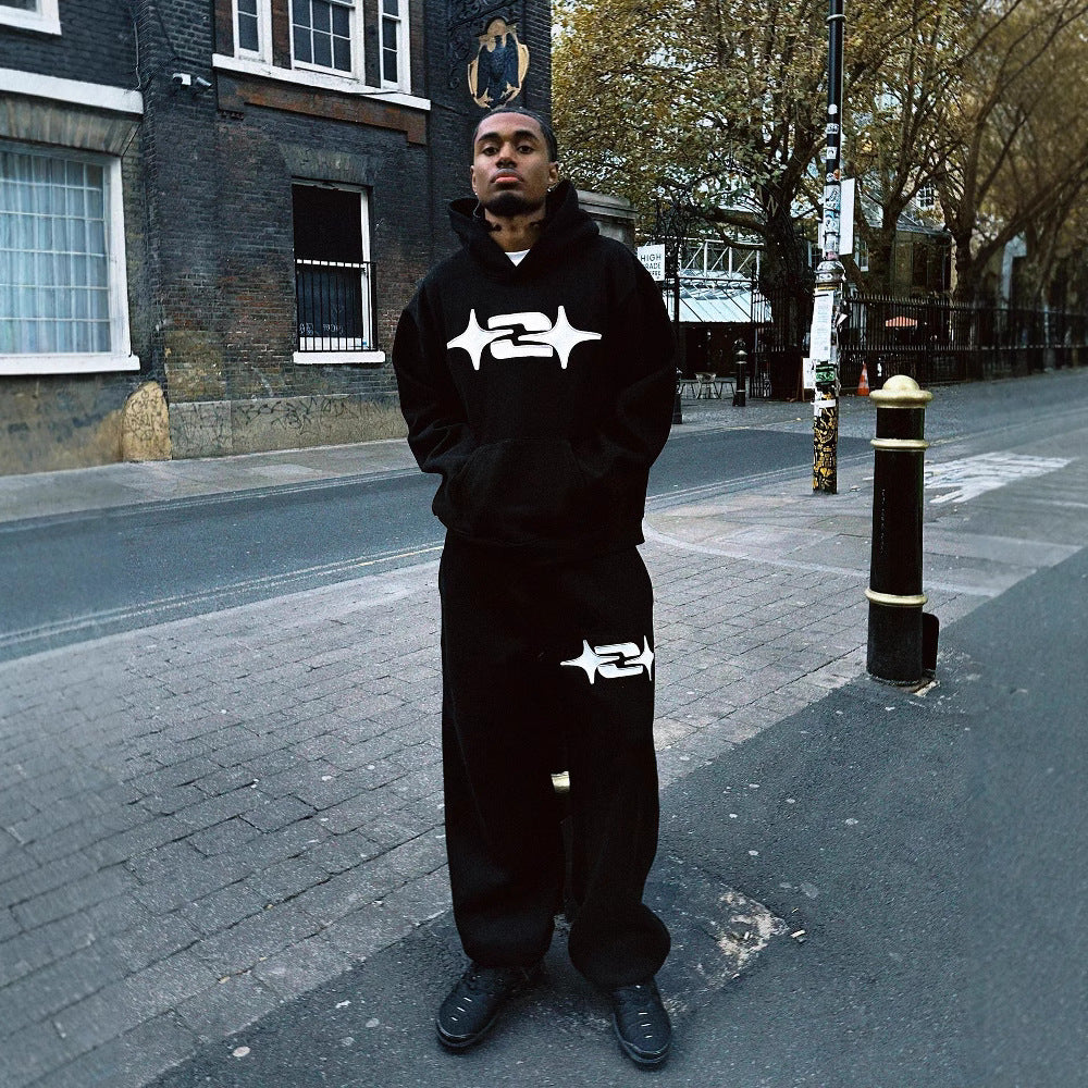 Retro Hip-Hop Hoodie für Teenager