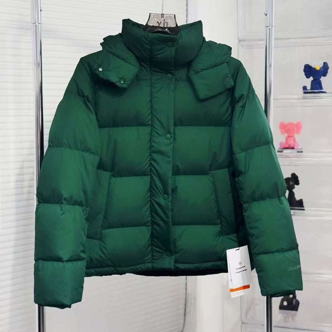 Wärmende Kapuzenjacke mit Daunenfüllung | LuxeStyle