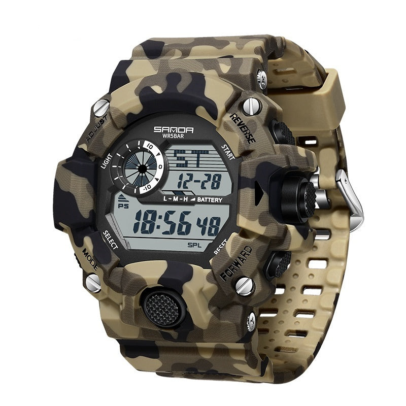 Multifunktionale Camouflage-Serie Outdoor-Sportuhr