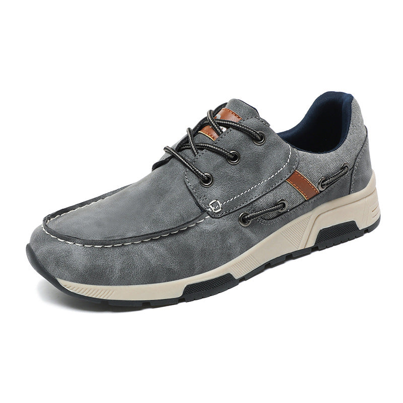 Atmungsaktiver Leder-Sneaker für Herren – Bild 9 | LuxeStyle