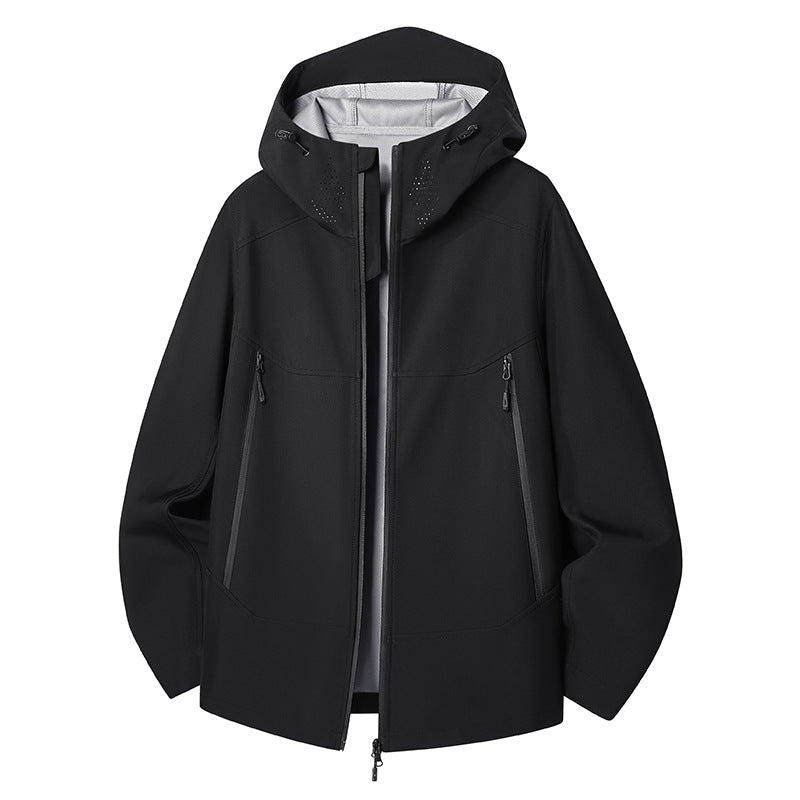 Wasserdichte Outdoor-Softshelljacke für Herren