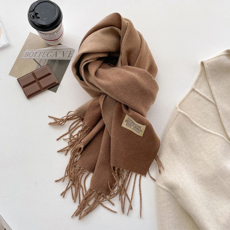 Doppelseitiger Schal – Bild 8 | LuxeStyle