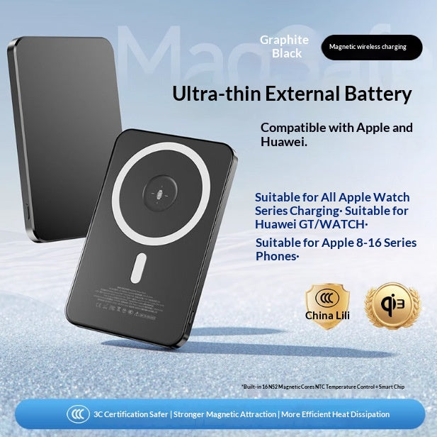 Magnetische Powerbank 10’000 mAh