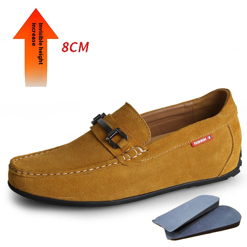 Sneaker mit 8 cm Höhe aus mattem Wild-Kunstleder – Bild 4 | LuxeStyle