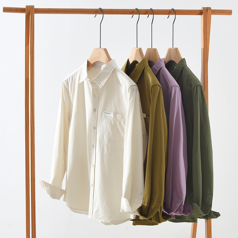 Herren Freizeit-Shirt, langärmlig, Baumwolle