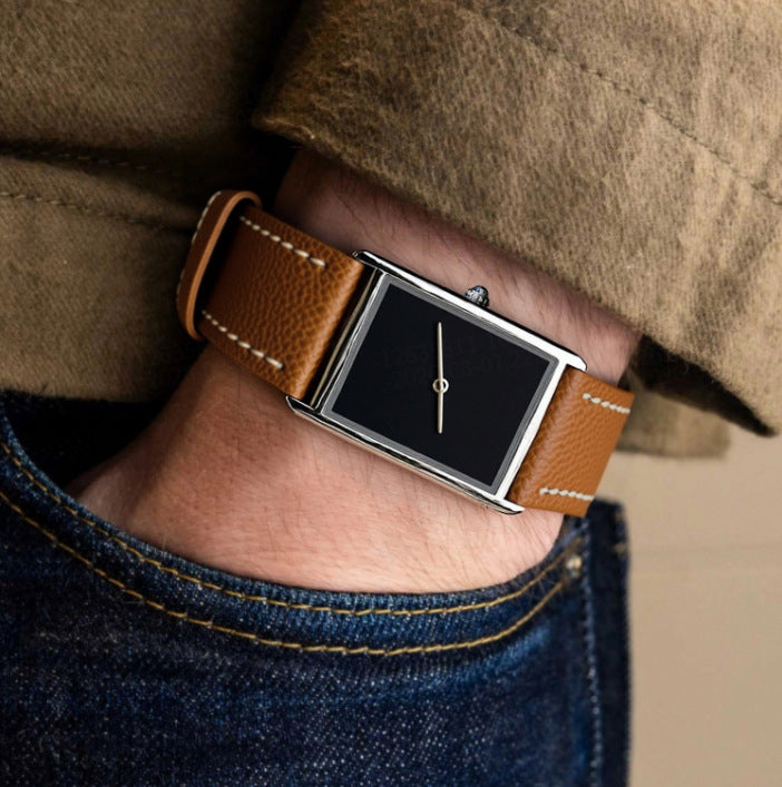 Männer-Uhr mit quadratischem Zifferblatt, 28×35 mm – Bild 5 | LuxeStyle