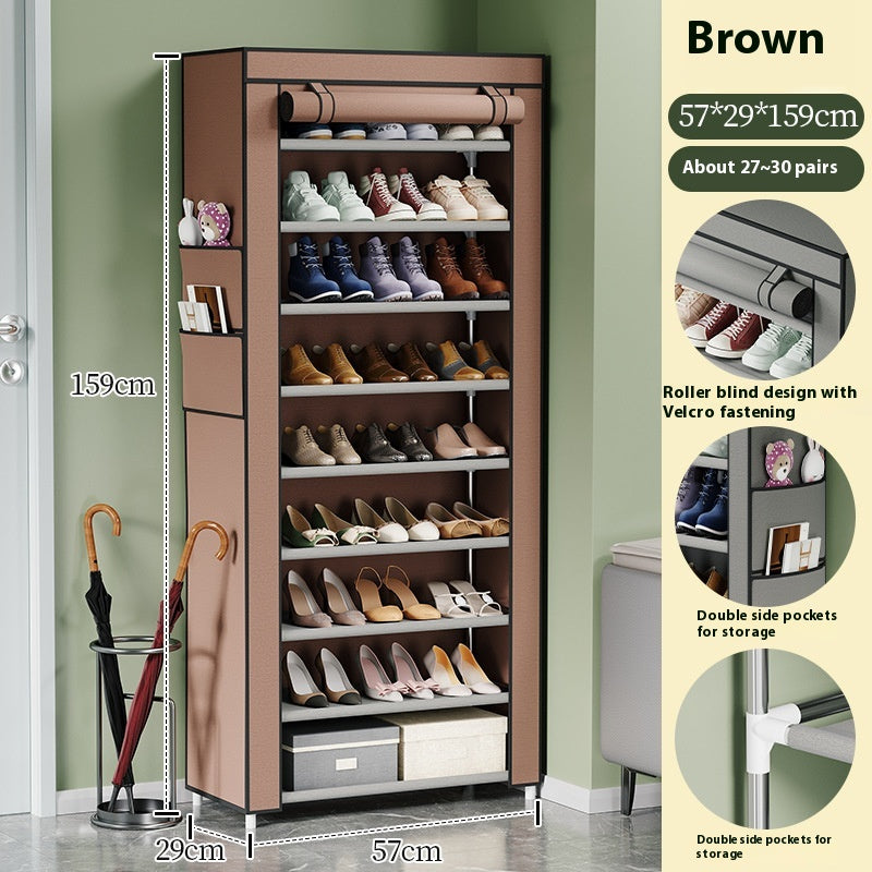 Staubdichtes Schuhregal mit 10 Ablagen – Bild 6 | LuxeStyle