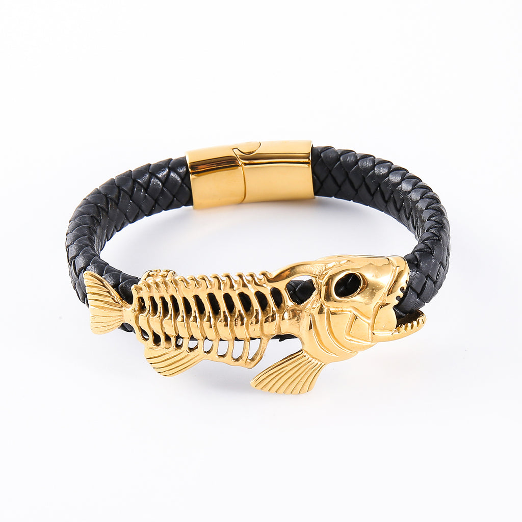 Gold-Lederarmband – Bild 3 | LuxeStyle