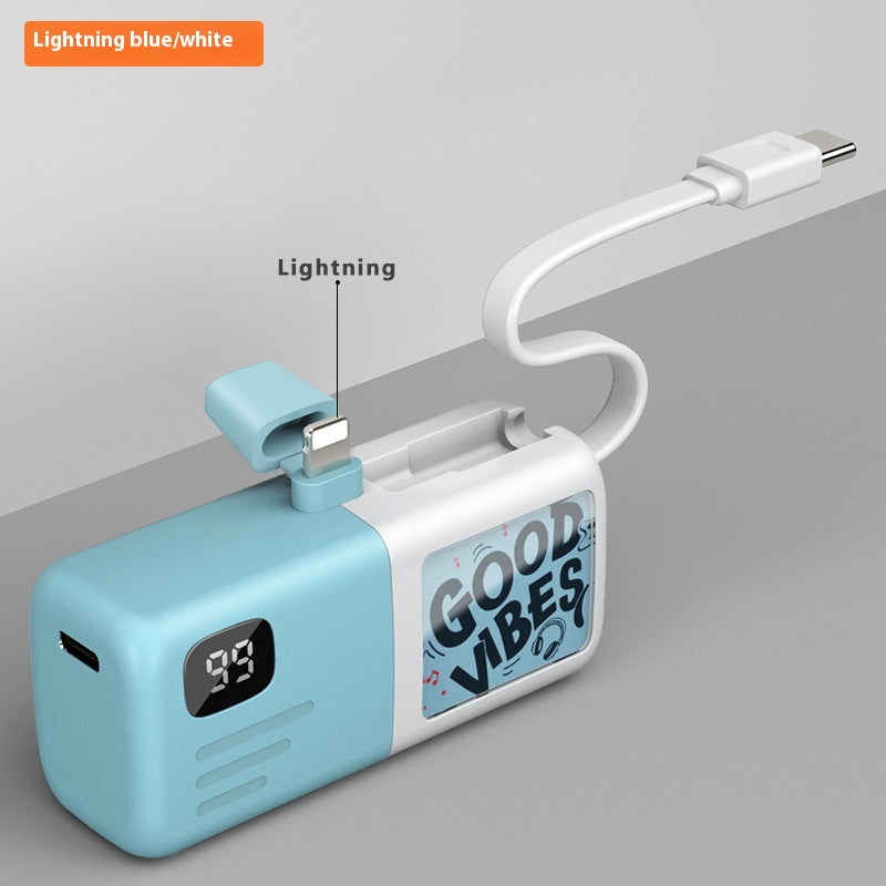 Mini Powerbank mit Digitalanzeige