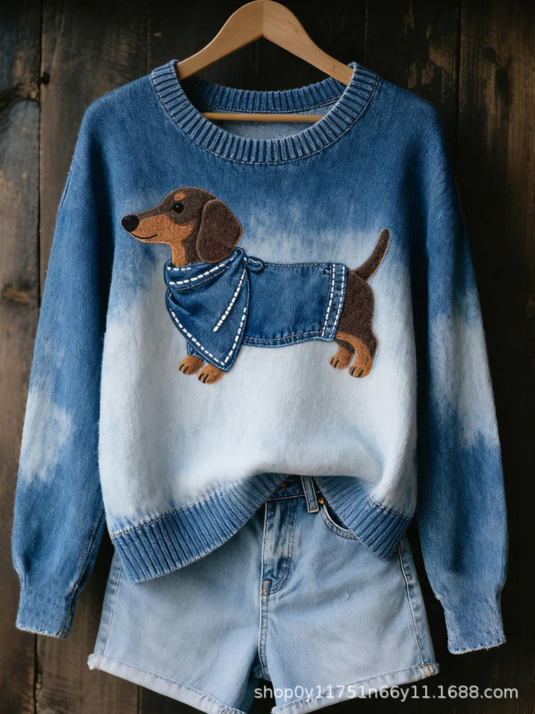 Blumen-Pullover