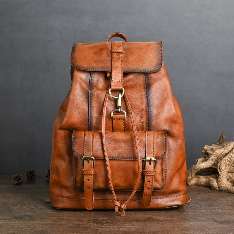 Lederrucksack für Freizeit und Reisen – Bild 4 | LuxeStyle