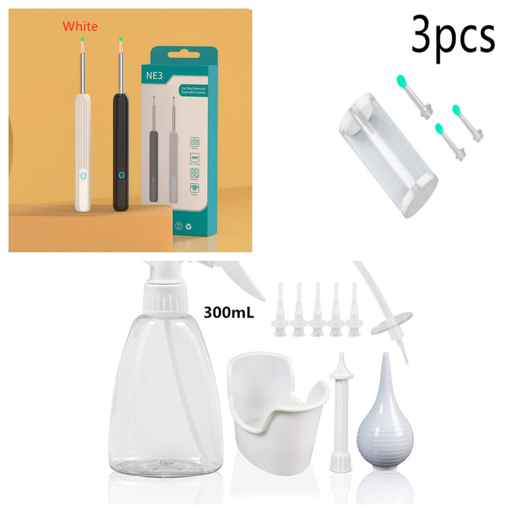 Ohrenreiniger mit Kamera und LED-Licht