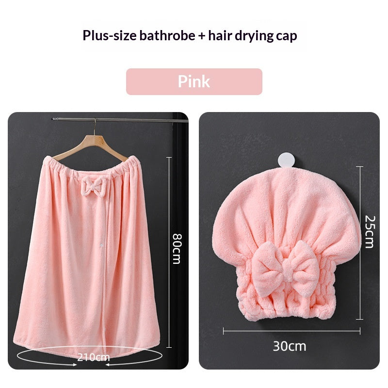 XXL Badetuch-Kleid mit Prinzessinnen-Hut