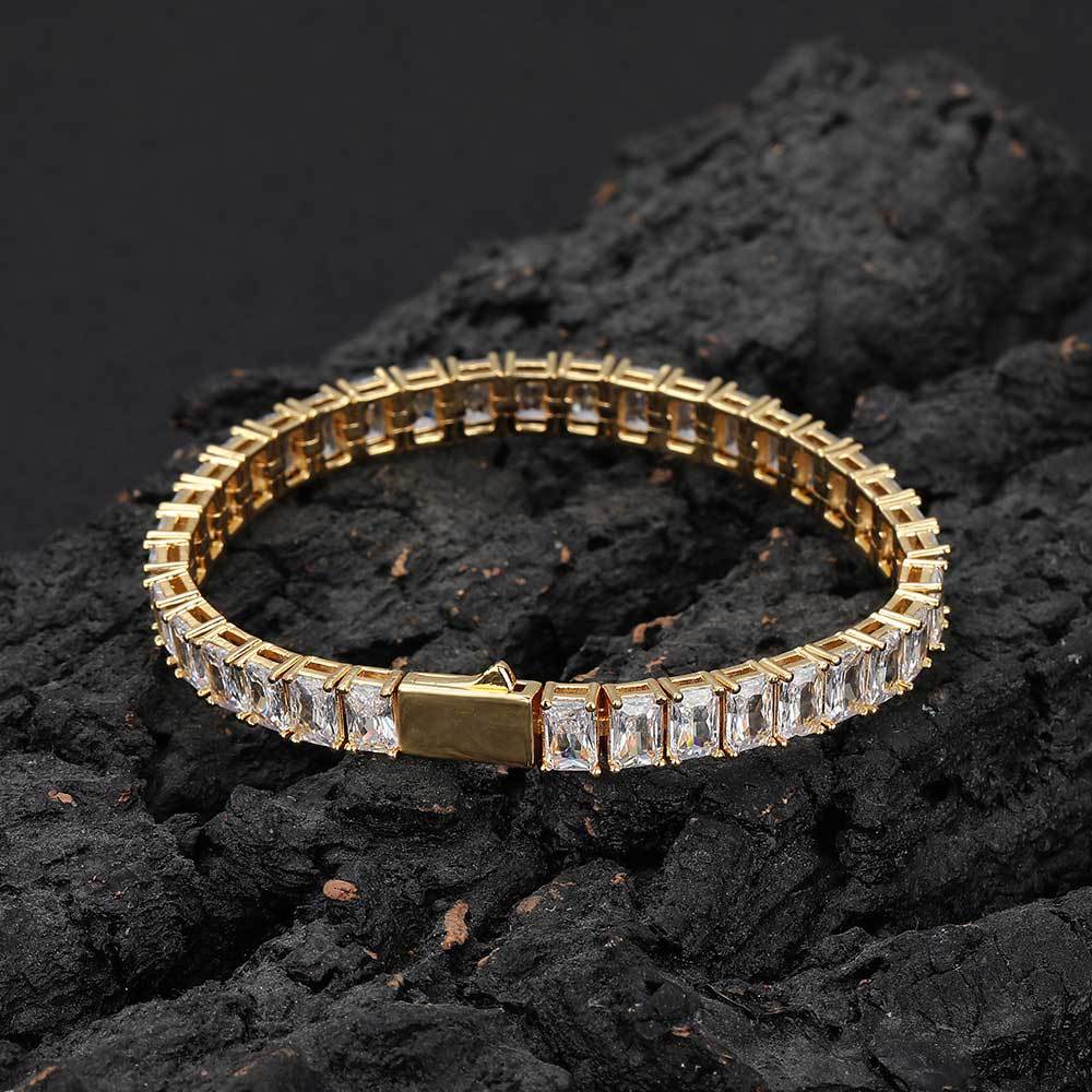 Gold- und Platin-Veredelungsmannschaftsarmband – Bild 1 | LuxeStyle