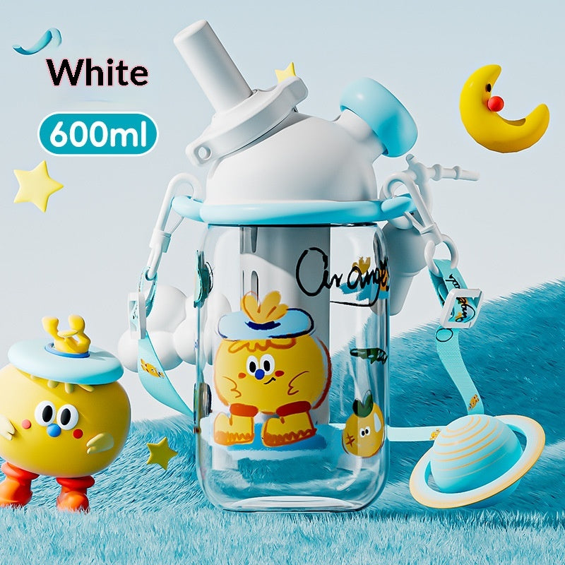 Trinkflasche mit Strohhalm für Kinder – Bild 5 | LuxeStyle