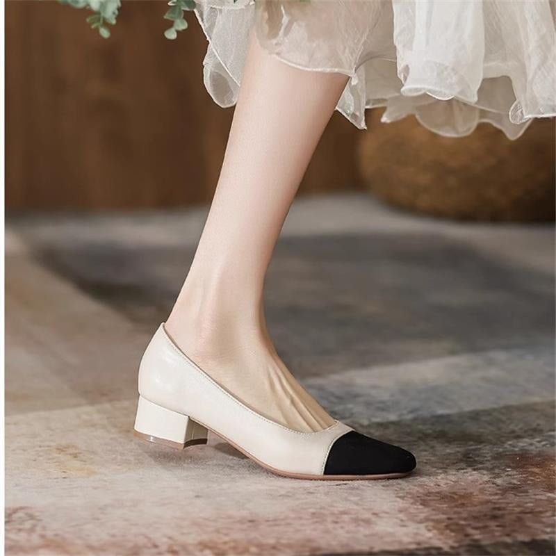 Damen Pumps im Chanel-Stil mit Chunky-Absatz – Bild 3 | LuxeStyle
