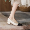 Damen Pumps im Chanel-Stil mit Chunky-Absatz – Bild 3 | LuxeStyle