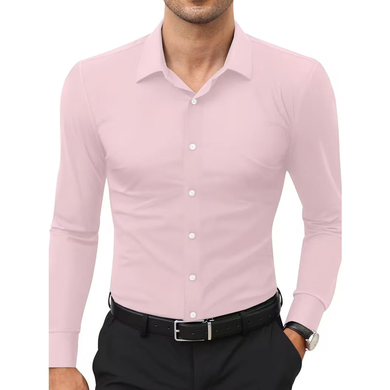 Weisser Stretch-Hemd – Bild 1 | LuxeStyle