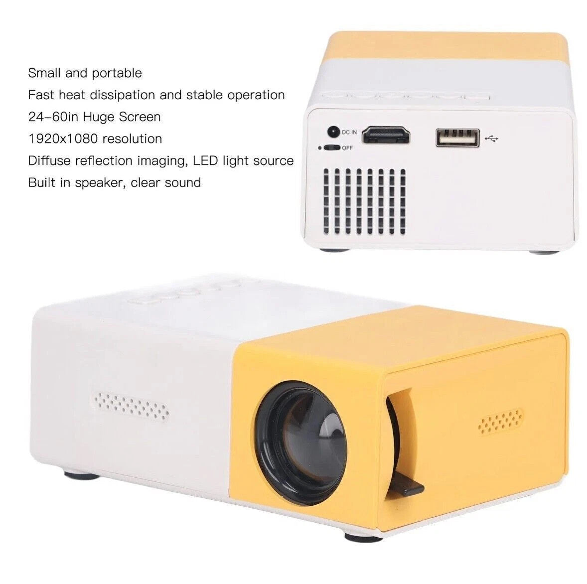 Mini-Beamer «HomeCinema» · WLAN HD-Projektor