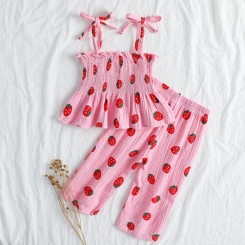 Zweiteiliges Set mit Camisole und Hose – Bild 5 | LuxeStyle