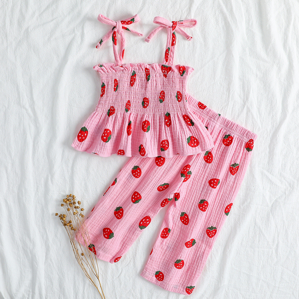 Zweiteiliges Set mit Camisole und Hose – Bild 5 | LuxeStyle