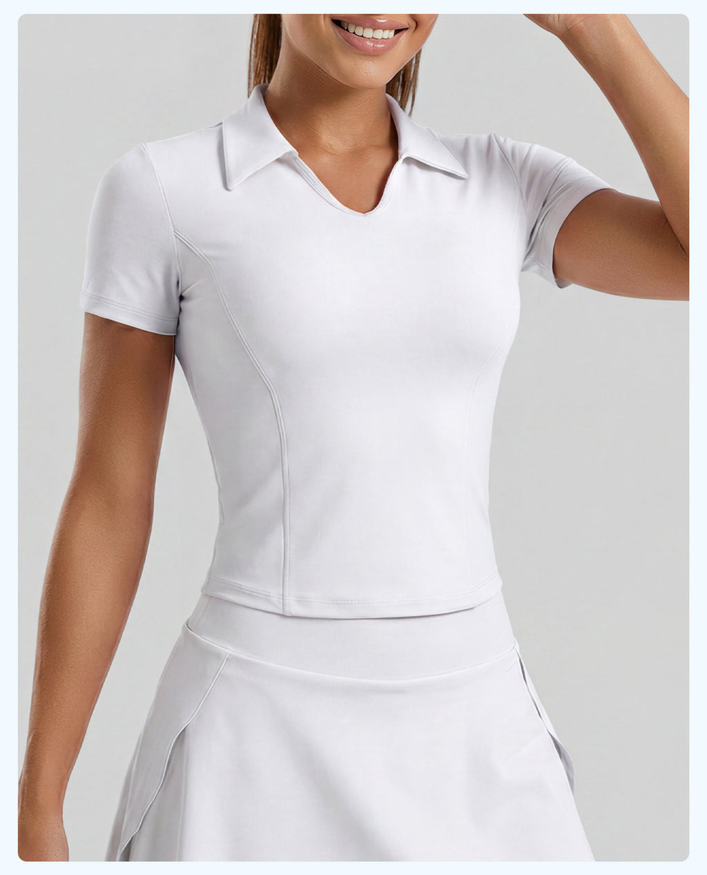 Sportliches Slim Fit Polo-Shirt für Damen