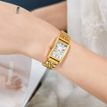 Elegante Damen Quarzuhr mit Stahlarmband