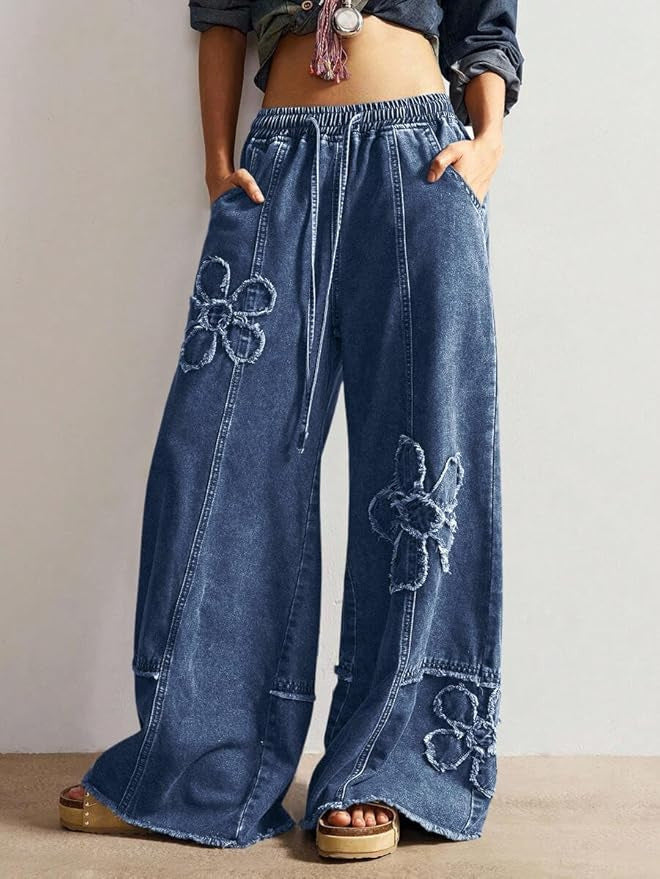 Stickereie Jeans