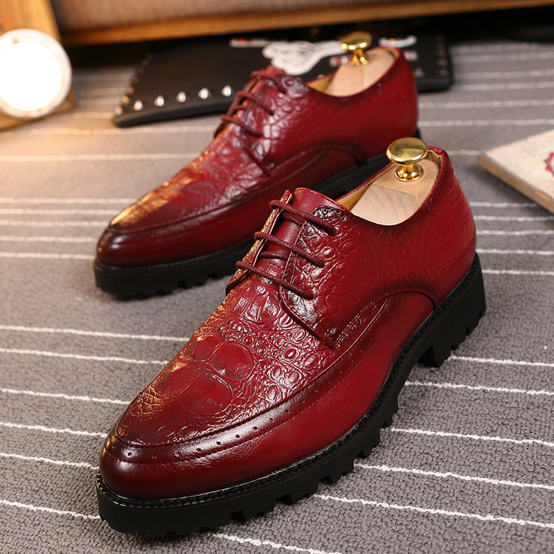 Britische Herren Freizeitschuhe mit Absatzerhöhung