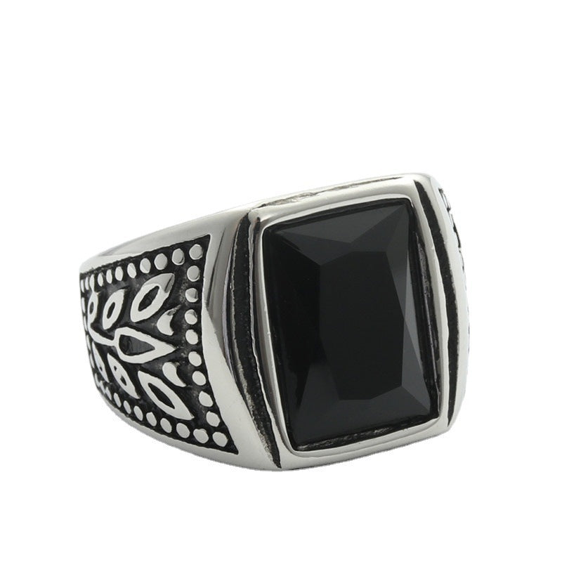 Vintage-Ring mit mehrfarbigen Edelsteinen – Bild 3 | LuxeStyle