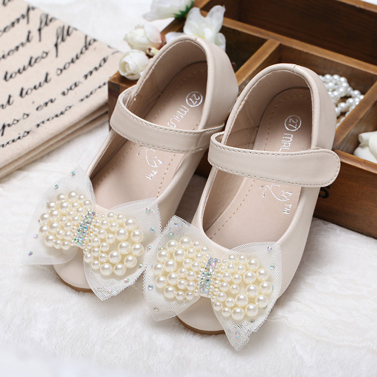 Prinzessinnen-Schuhe mit Perlen und Schleife – Bild 7 | LuxeStyle