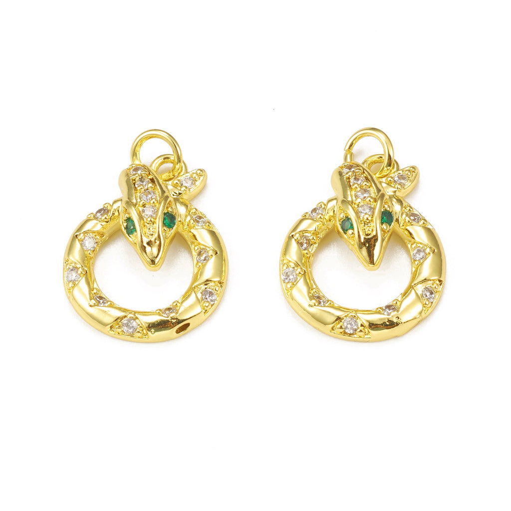 5-teilige Anhänger-Set mit Cubic Zirconia