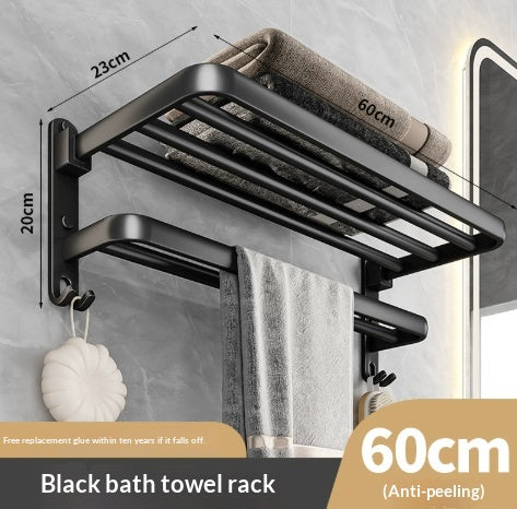 Wandmontiertes Badregal aus Aluminium
