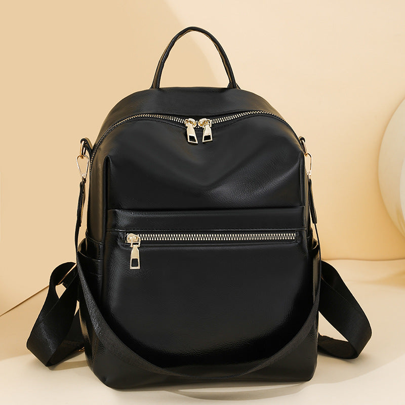 PU Rucksack mit grossem Fassungsvermögen – Bild 3 | LuxeStyle