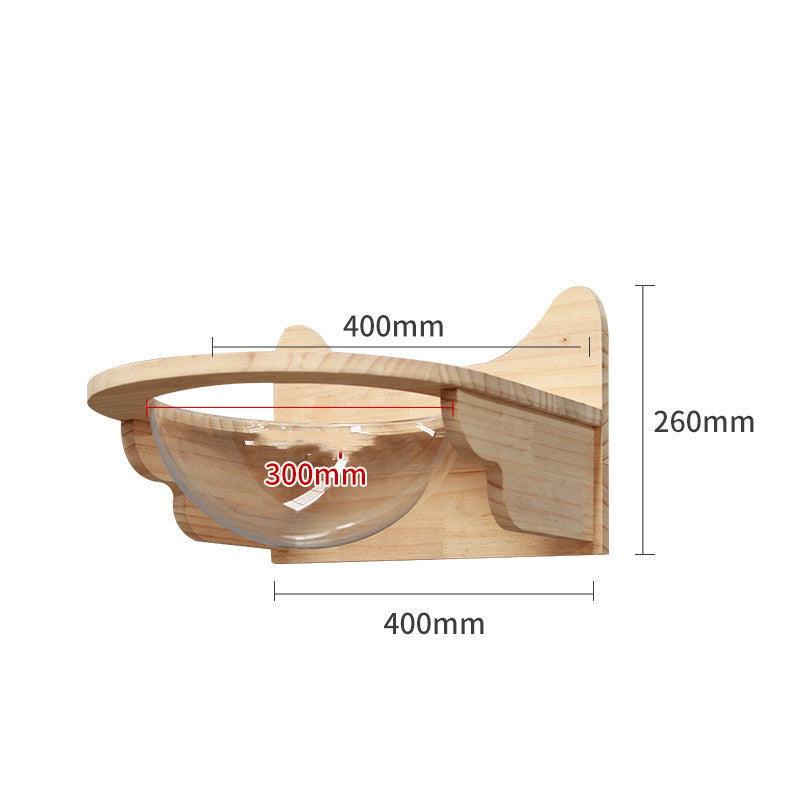 Katzen-Kletterwand aus Massivholz