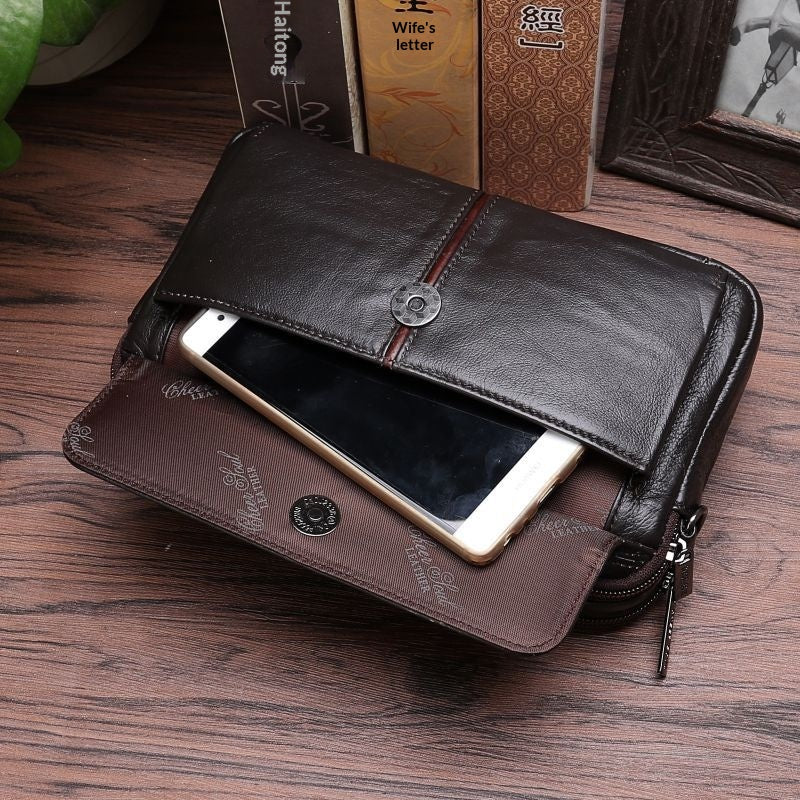 Männer Leder Clutch