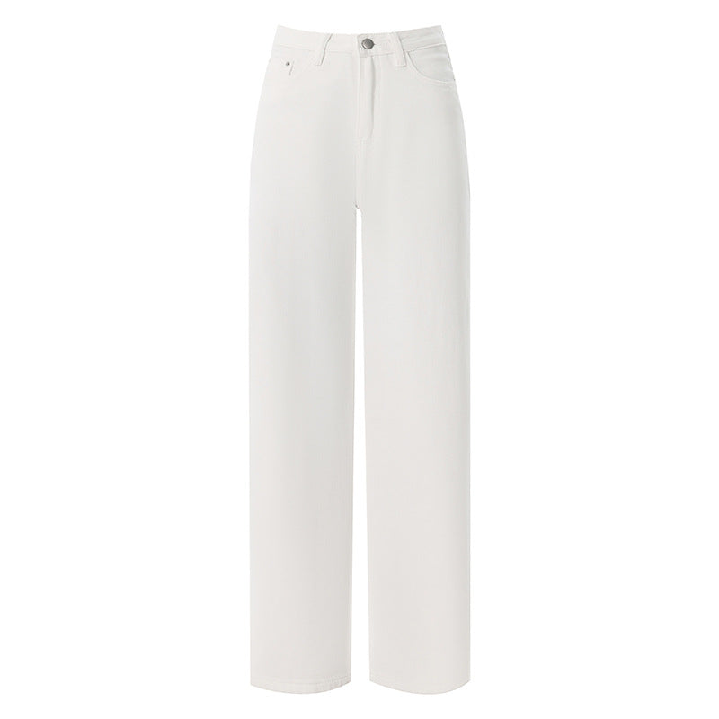 Slim Straight-Leg Jeans im Korean Style