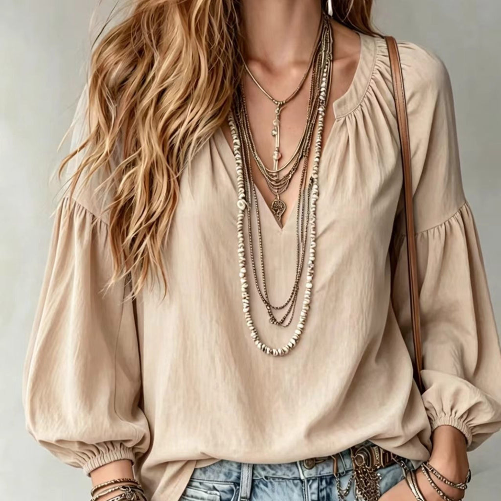 Weites Langarmshirt
