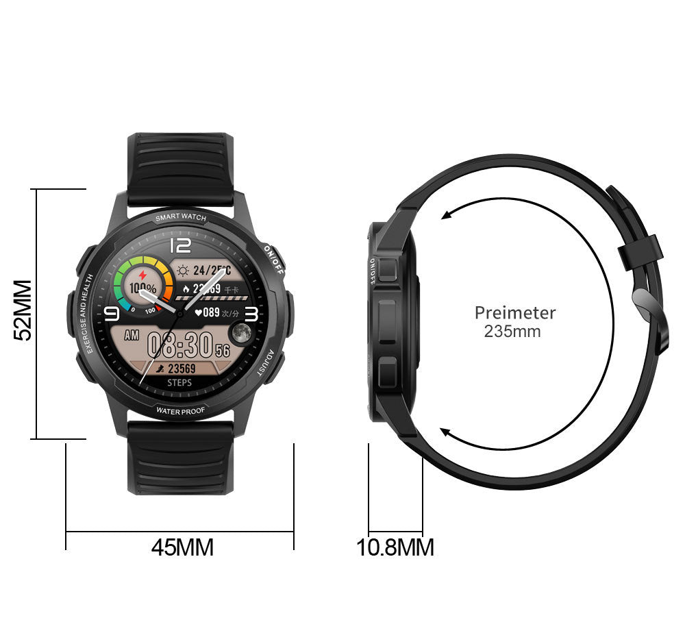 Smartwatch mit Touchscreen und Herzfrequenz – Bild 6 | LuxeStyle
