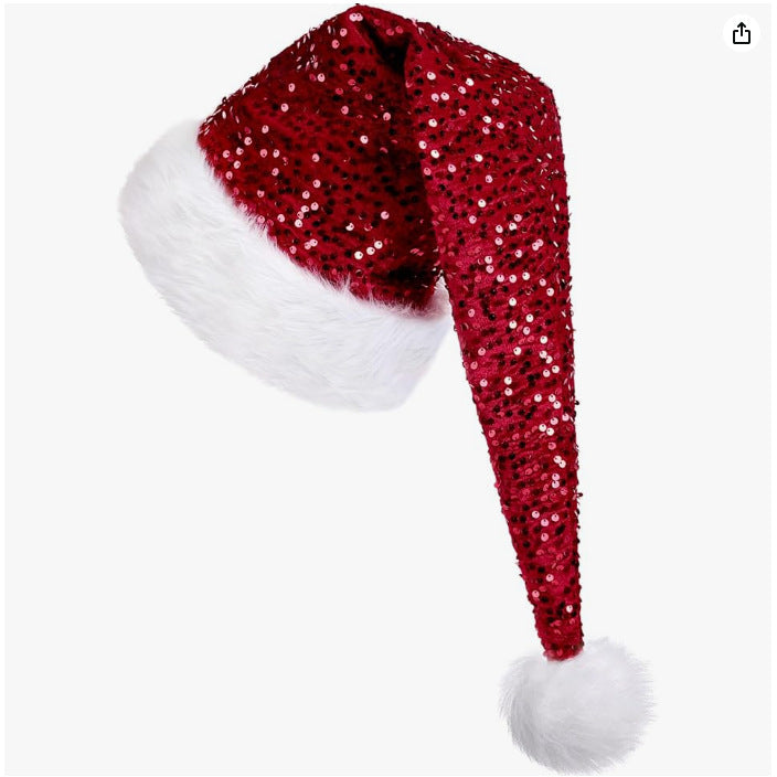 Goldener Sequin-Kap für Weihnachtsdekoration – Bild 6 | LuxeStyle