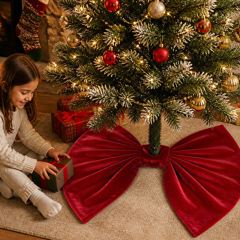 Weisser Samt-Baumkranz für Weihnachten – Bild 7 | LuxeStyle