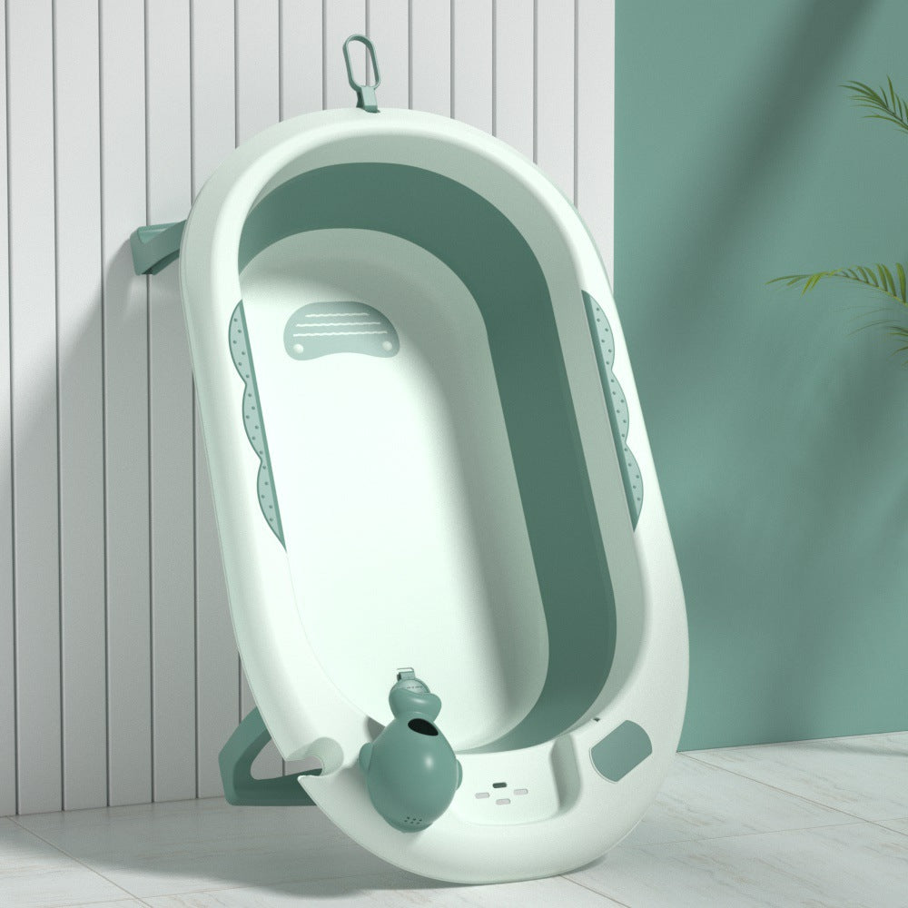Faltbare Babybadewanne mit Temperaturanzeige – Bild 5 | LuxeStyle