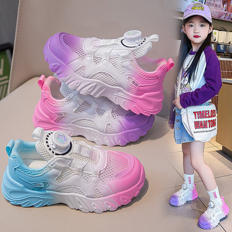 Atmungsaktive Mesh-Sneaker mit Drehknopf