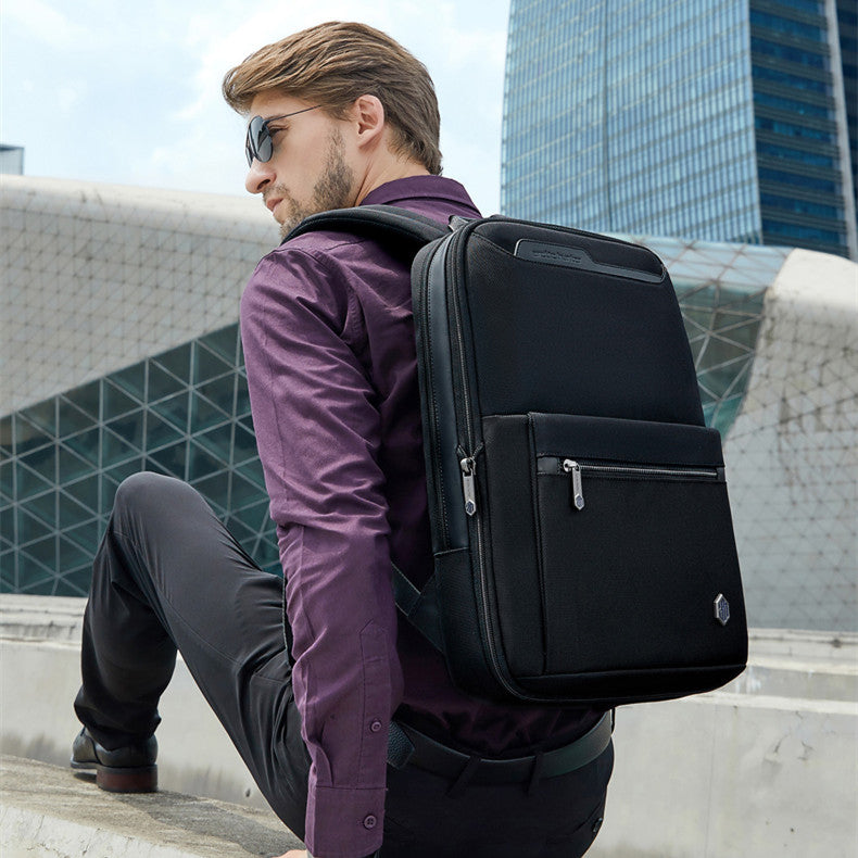 Herren Business Rucksack erweiterbar für Reisen – Bild 3 | LuxeStyle