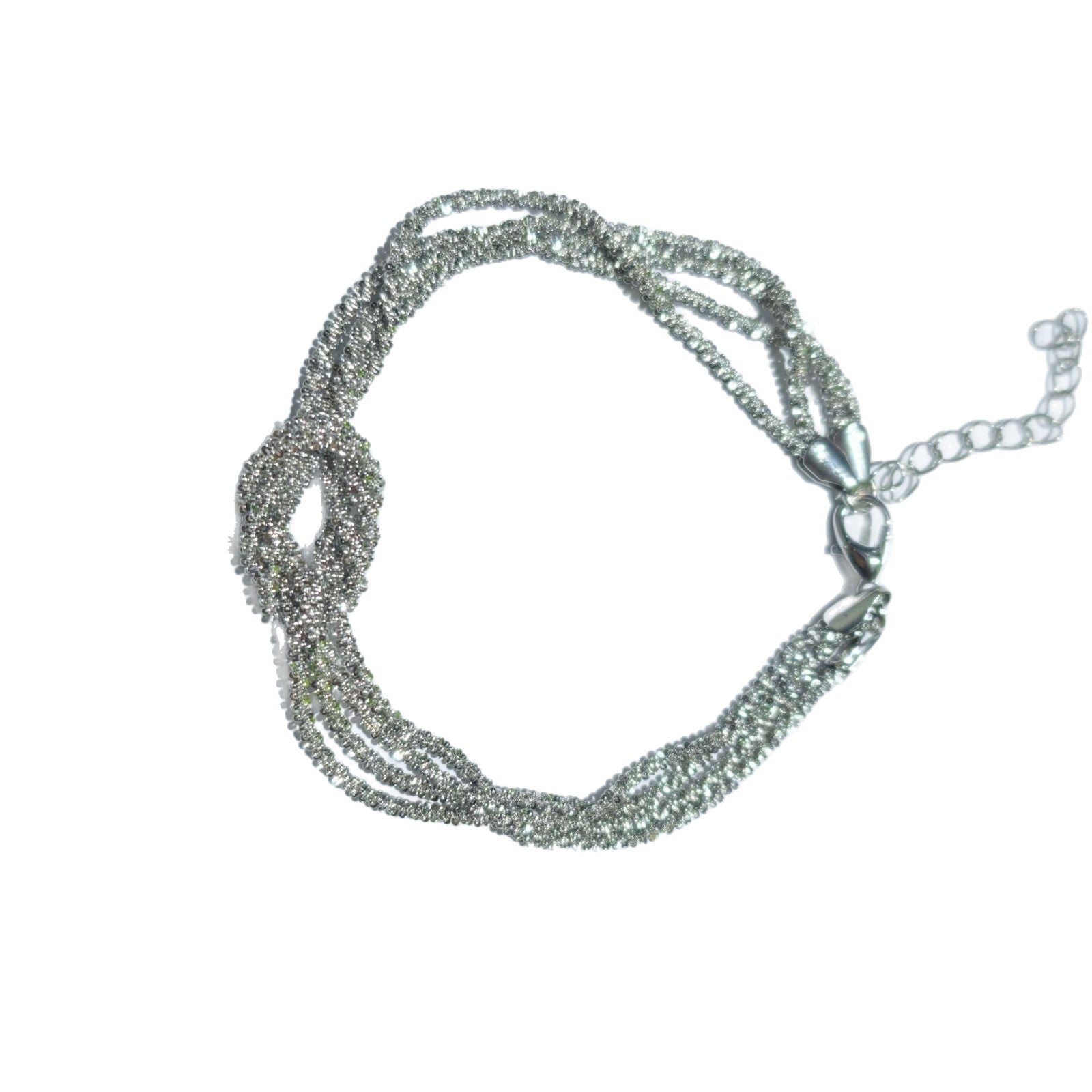 Kupferarmband, mehrlagig, handgeknüpft