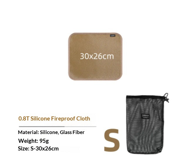 Feuerfeste Silikonstofffläche 45x30 cm – Bild 4 | LuxeStyle