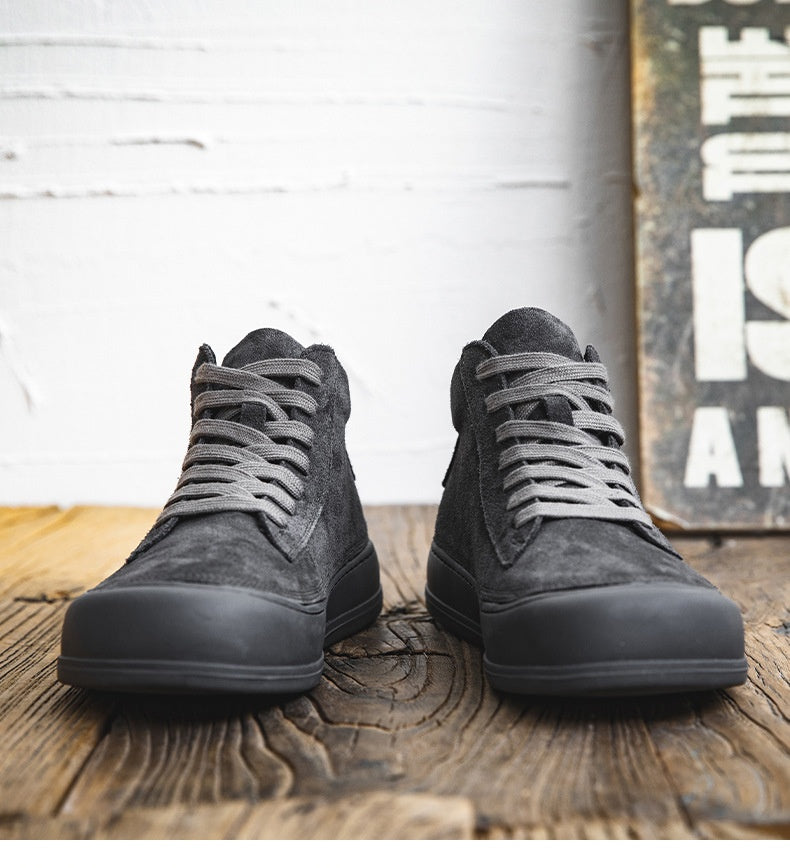 Lässige High-Top Leder Worker-Boots für Herren – Bild 7 | LuxeStyle