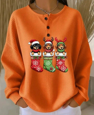 Retro-Lässiges Sweatshirt