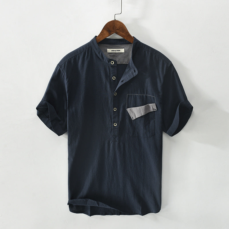 Leinen Pullover-Shirt für Herren – Bild 9 | LuxeStyle
